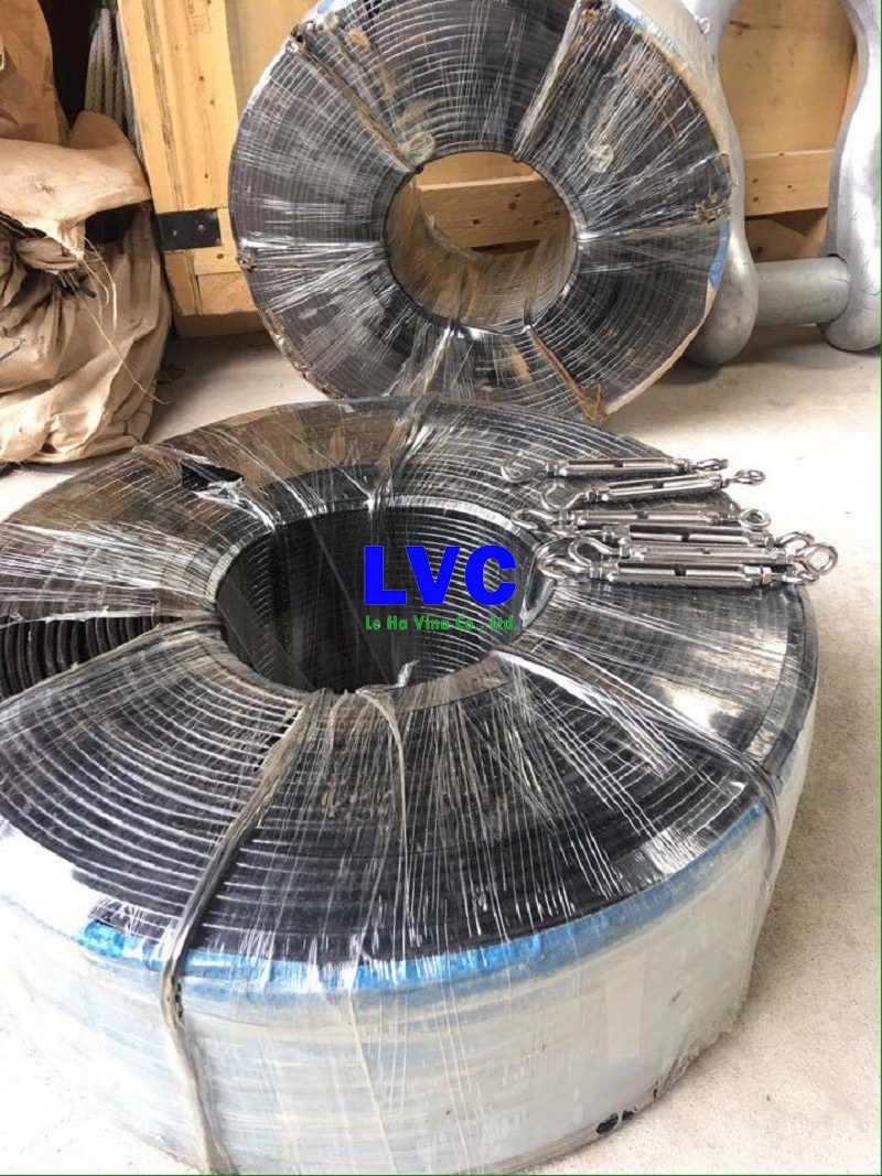 cap boc nhua pvc đen