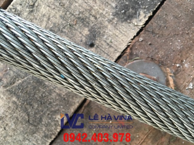 Cáp chống xoắn 35x7, cáp chống xoắn, cáp thép, cáp thép chống xoắn, cáp chống xoắn Hàn Quốc