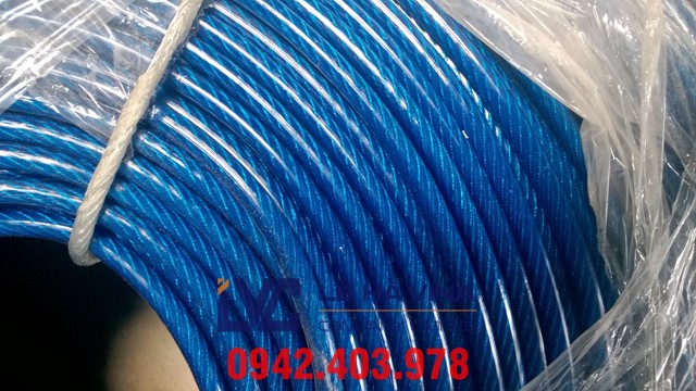 cáp 6x19+IWRC, cáp thép, cáp thép bọc nhựa, cáp bọc nhựa 6x19+IWRC, cáp mạ 6x19+IWRC