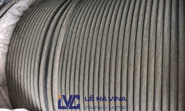 cáp chống xoắn, cáp cẩu tháp, cáp thép, cáp thép Lê Hà, giá cáp thép