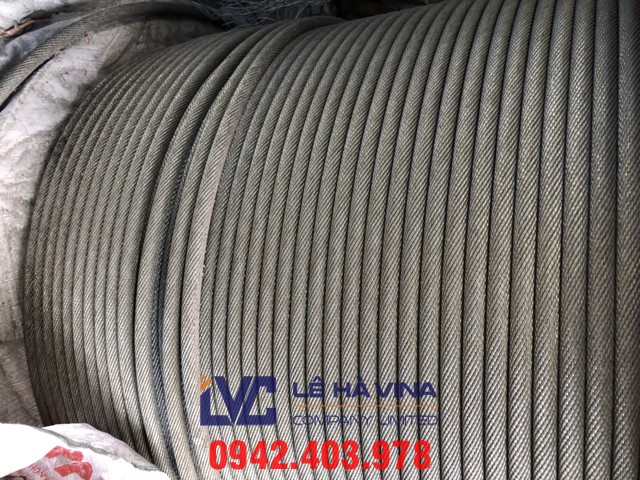 cáp chống xoắn, cáp cẩu tháp, cáp thép, cáp thép Lê Hà, giá cáp thép