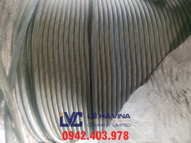 cáp inox 304, cáp inox 304 D16, cáp thép, cáp thép inox, ốc xiết cáp