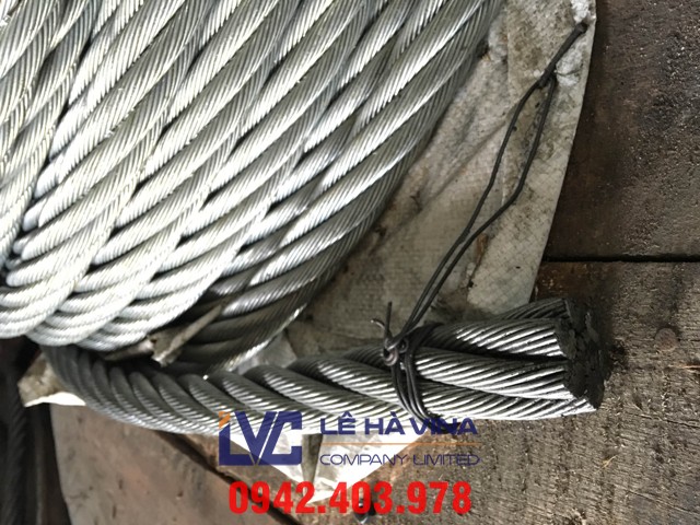 Cáp thép, Cung cấp cáp thép, Cáp thép xây dựng, Cáp thép cho cẩu tháp, Công ty Leha Vina