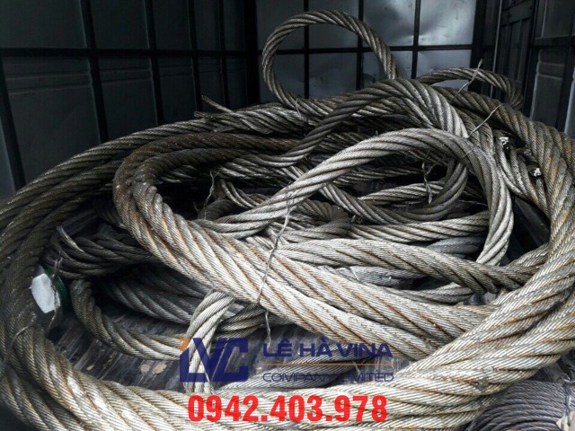 Cung cấp cáp thép, Cáp thép, Công ty LeHa Vina, Cáp chống xoắn, Cẩu tháp
