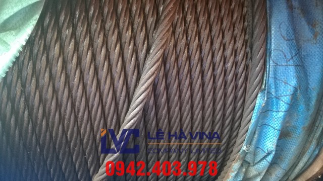 cáp 6x36, cáp 6x36+iwrc, cáp thép Lê Hà, cáp thép, Cáp 6x37+IWRC, bán cáp cẩu uy tín
