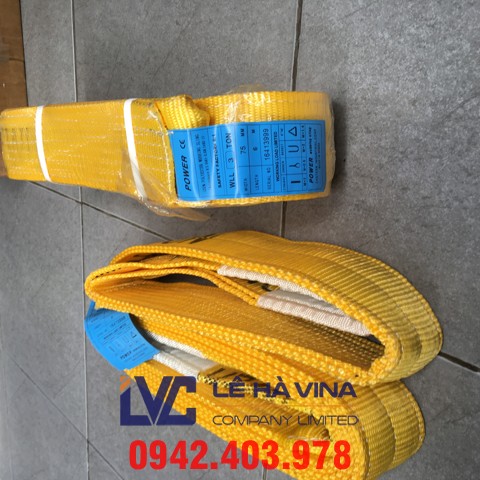 cáp vải cẩu hàng, cáp vải, cáp thép, ma ní, ma ní omega, ma ní omega chốt vặn ren