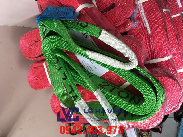 cáp vải cẩu hàng, cáp vải, cáp thép, ma ní, ma ní omega, ma ní omega chốt vặn ren