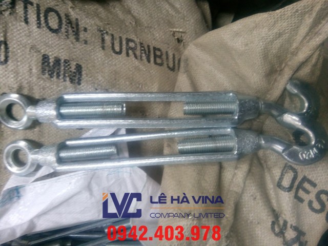 cây tăng đơ M22, tăng đơ, tăng đơ cáp, cáp thép nhập khẩu, phụ kiện cáp thép