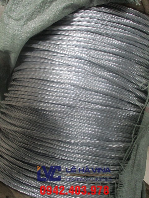 cáp mạ 6x12+FC, cáp mạ, cáp thép mạ, ốc xiết cáp, bộ ốc xiết cáp