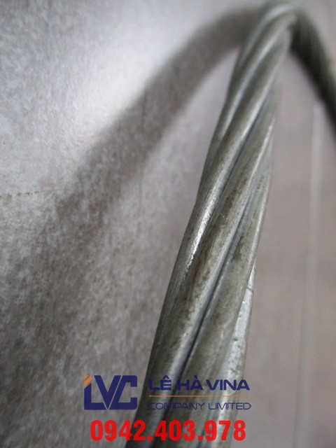 cáp mạ 6x12+FC, cáp mạ, cáp thép mạ, ốc xiết cáp, bộ ốc xiết cáp