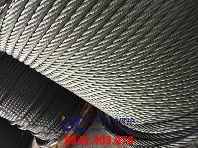 cáp 6x36, cáp 6x36 lõi bố, cáp lõi thép, cáp thép, cáp thép Lê Hà
