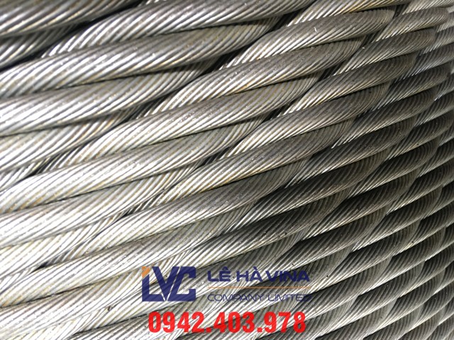 cáp 6x36, cáp 6x36 lõi bố, cáp lõi thép, cáp thép, cáp thép Lê Hà