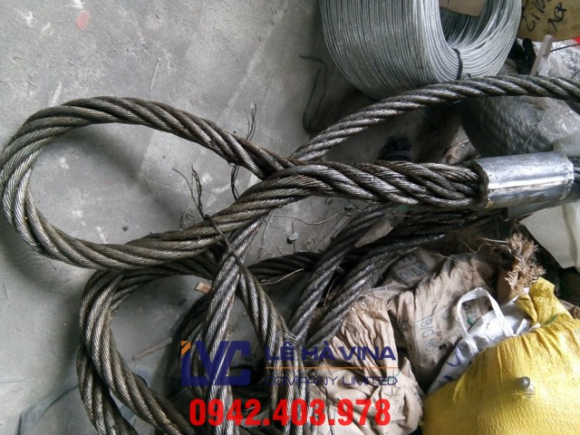 sling cáp, sling xích, ma ní, dây cẩu hàng, cáp chống xoắn