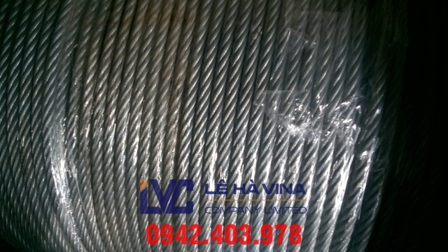 Cáp mạ kẽm, tăng đơ cáp, ma ní, ốc xiết cáp, cáp mạ, cáp thép mạ kẽm