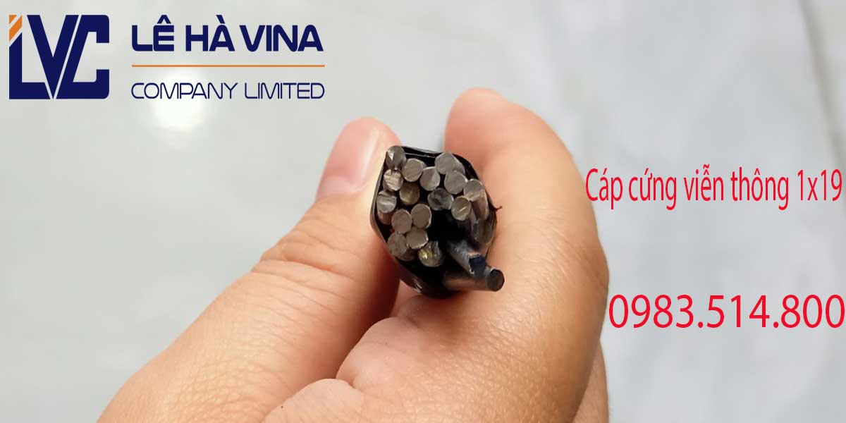 Cáp cứng viễn thông 1×19