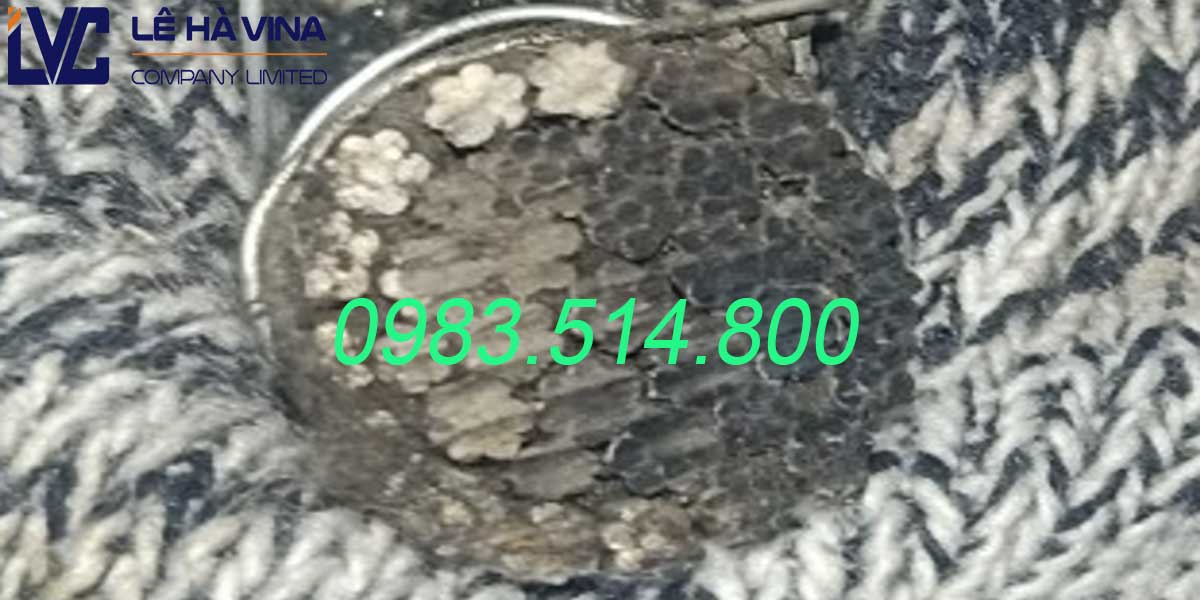 Mặt cắt của cáp chống xoắn