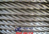 dây cáp thép không mạ 6x37, cáp thép, cáp thép không mạ, ốc xiết cáp, bộ ốc xiết cáp D18mm