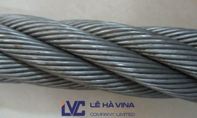 cáp mạ kẽm D28mm, cáp mạ kẽm, ốc xiết cáp size 1-1/8, bộ ốc xiết cáp, bẹn lót cáp D28