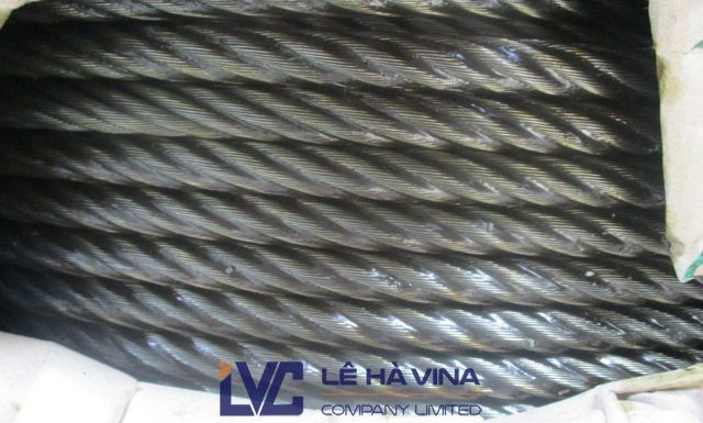 cáp thép không mạ, cáp thép, cáp thép Lê Hà, pa lăng, ma ní omega