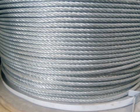 cáp neo giằng, cáp mạ kẽm, cáp 6x12+FC D9.3mm, cáp thép, cáp thép Lê Hà