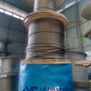 Cáp inox 304 6*7 phi 3 Trung Quốc, Cáp inox 304, cáp inox, cáp thép, cáp inox Hàn Quốc, cáp inox Trung Quốc